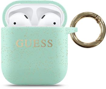 GUACCSILGLGN Guess Silikonove Pouzdro pro Airpods 1/2 Green thumb