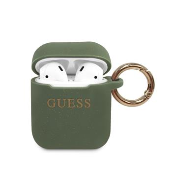 GUACCSILGLKA Guess Silikonove Pouzdro pro Airpods 1/2 Khaki thumb