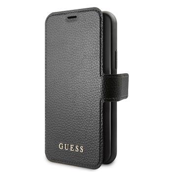 GUFLBKSP12MIGLBK Guess Iridescent Book Pouzdro pro iPhone 12/12 Pro 6.1 Black thumb