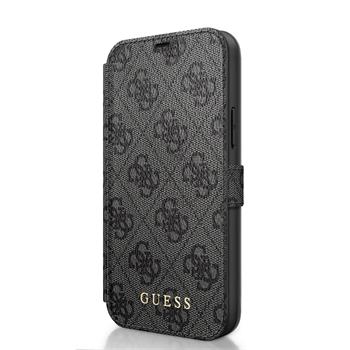 GUFLBKSP12S4GG Guess 4G Book Pouzdro pro iPhone 12 mini 5.4 Grey thumb