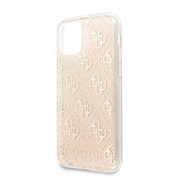 GUHCN61PCU4GLGO Guess 4G Glitter Zadni Kryt pro iPhone 11 Gold thumb