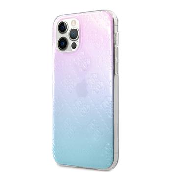 GUHCP12L3D4GGBP Guess 3D Raised Zadni Kryt pro iPhone 12 Pro Max 6.7 Gradient Blue thumb