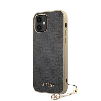 GUHCP12SGF4GGR Guess 4G Charms Zadni Kryt pro iPhone 12 mini 5.4 Grey thumb