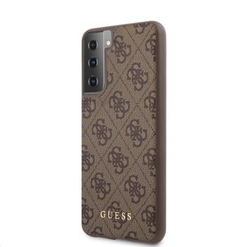 GUHCS21MG4GFBR Guess 4G Zadni Kryt pro Samsung Galaxy S21+ Brown thumb