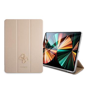 GUIC11PUSASGO Guess Saffiano Folio Pouzdro pro iPad Pro 11 Gold thumb