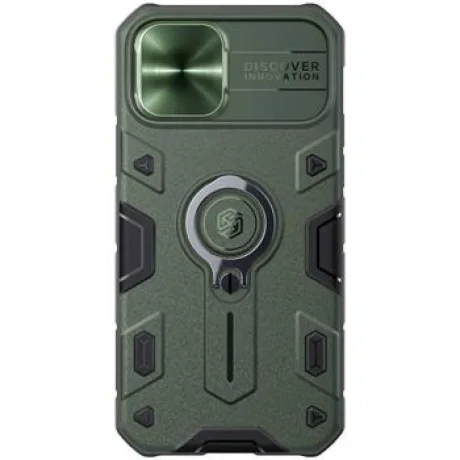 Nillkin CamShield Armor Zadni Kryt pro iPhone 12/12 Pro 6.1 Deep Green