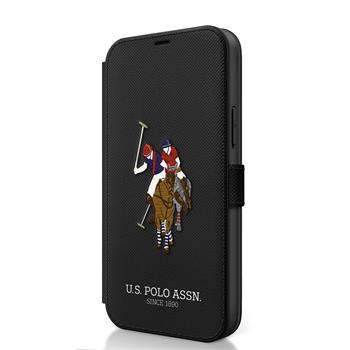 USFLBKP12SPUGFLBK U.S.Polo Embroidery Book Pouzdro pro iPhone 12 mini 5.4 Black thumb