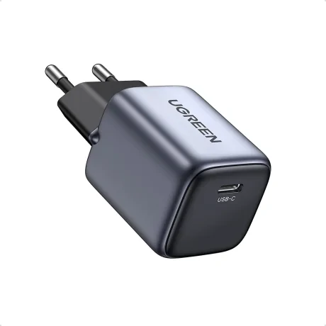 INCARCATOR retea Ugreen, Nexode &quot;CD319&quot; Quick Charge 30W GaN, 1 x USB Type-C 5V/3A, negru &quot;90666&quot; (include timbru verde 0.75 lei) -