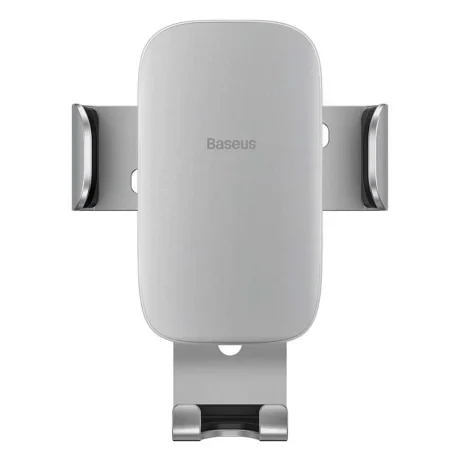 SUPORT AUTO Baseus Metal Age II pt. SmartPhone, fixare grila ventilatie, ofera posibilitatea reglarii unghiului de vizionare pe verticala si orizontala (360 de grade), argintiu &quot;SUJS000012&quot; - 6932172605230