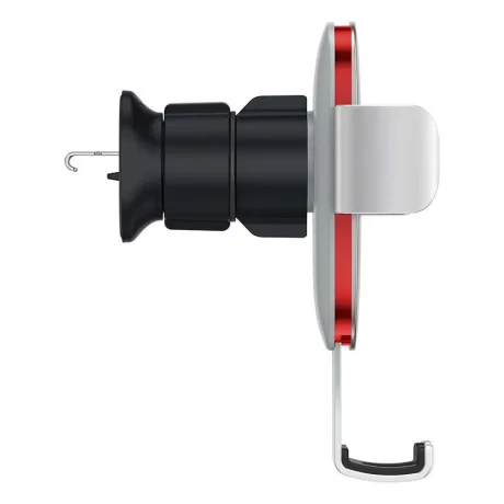SUPORT AUTO Baseus Metal Age II pt. SmartPhone, fixare grila ventilatie, ofera posibilitatea reglarii unghiului de vizionare pe verticala si orizontala (360 de grade), argintiu &quot;SUJS000012&quot; - 6932172605230