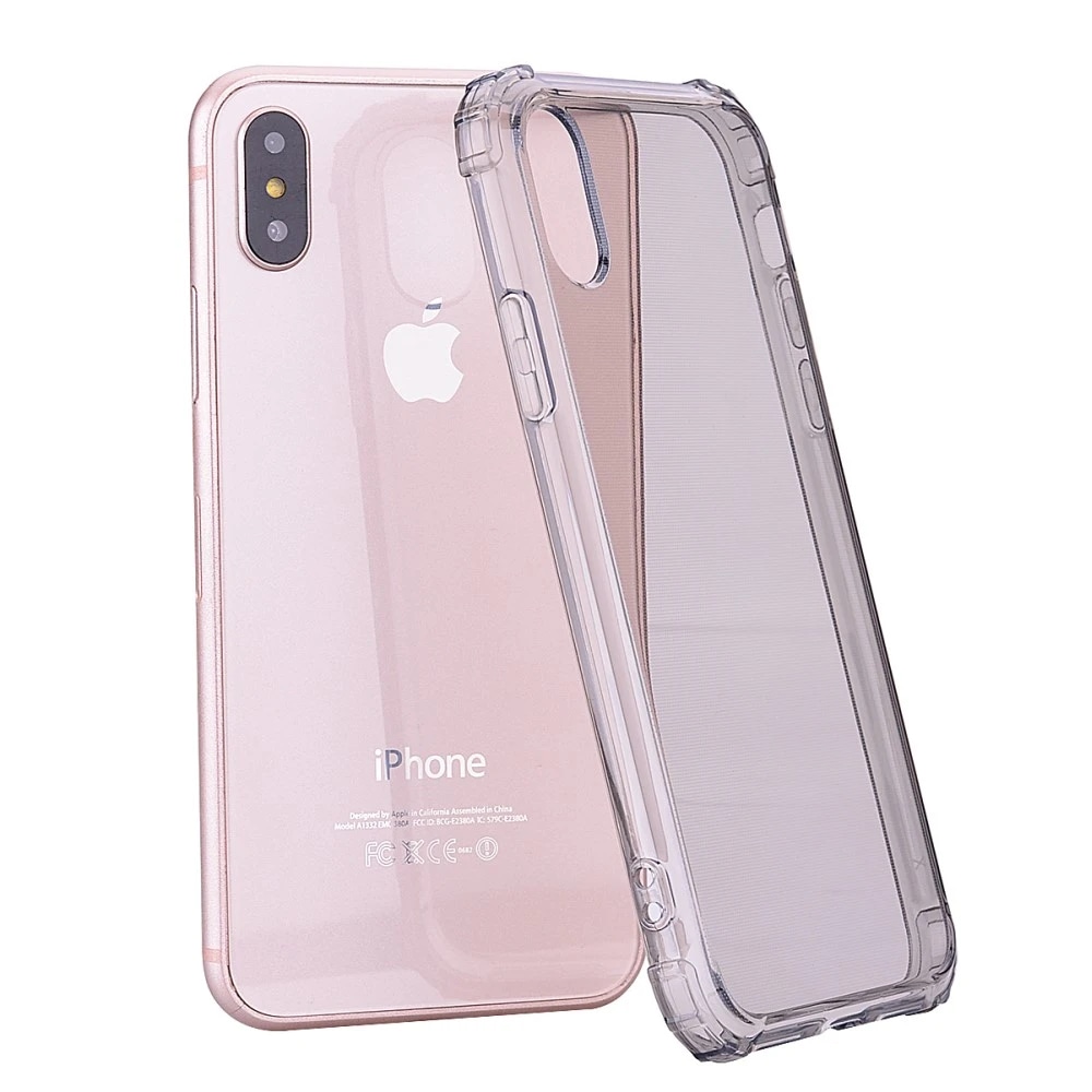 Apple Husa Cover pt. iPhone X/Xs, TPU, Shockproof, Fumuriu thumb