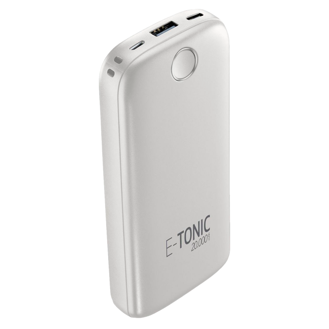 Baterie Externa Cellularline 20000mAh E-Tonic 1xUSB Alb thumb