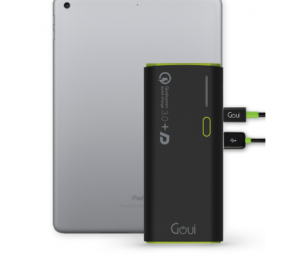 Baterie Externă Goui Kashi +D, 17000 mAh, Quick Charge 3.0 și 2xUSB, Negru thumb