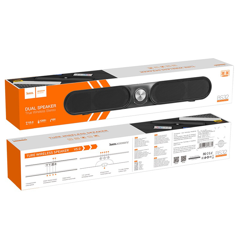 Boxa Wireless Hoco BS32 Negru thumb