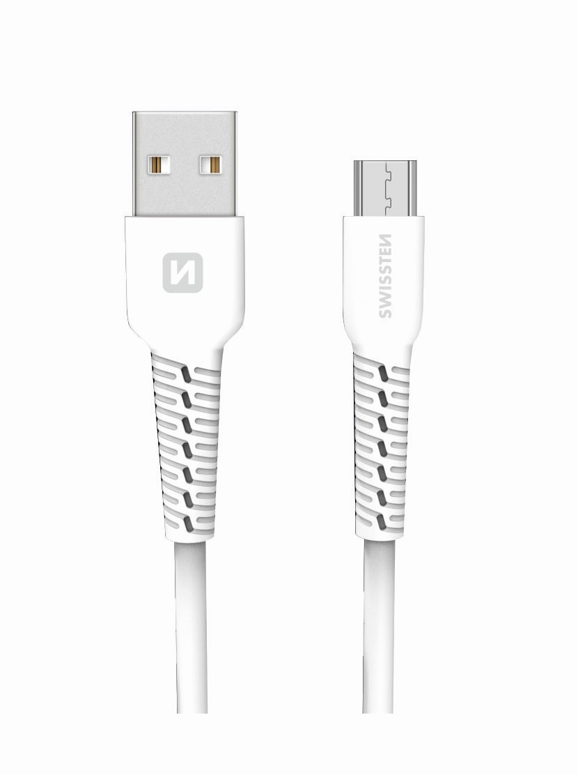 Cablu Date Micro Usb Swissten 1m Alb thumb