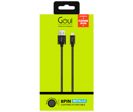 Cablu Date Usb to Lightning Goui Classic G-LC8PIN-02BK 1m Negru thumb