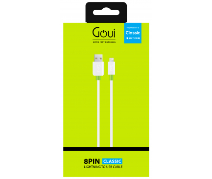 Cablu Date Usb to Lightning, Goui Classic G-LC8PIN-02W 1m Alb thumb