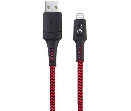 Cablu Date Usb to Lightning Goui Tough G-LC15-8PINR 1.5m Rosu thumb