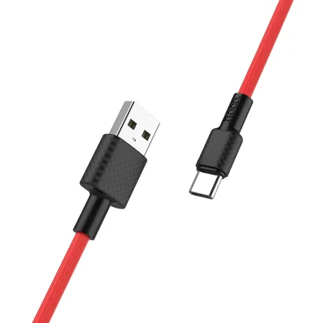 Cablu Hoco X29 Type-C, Rosu 1M