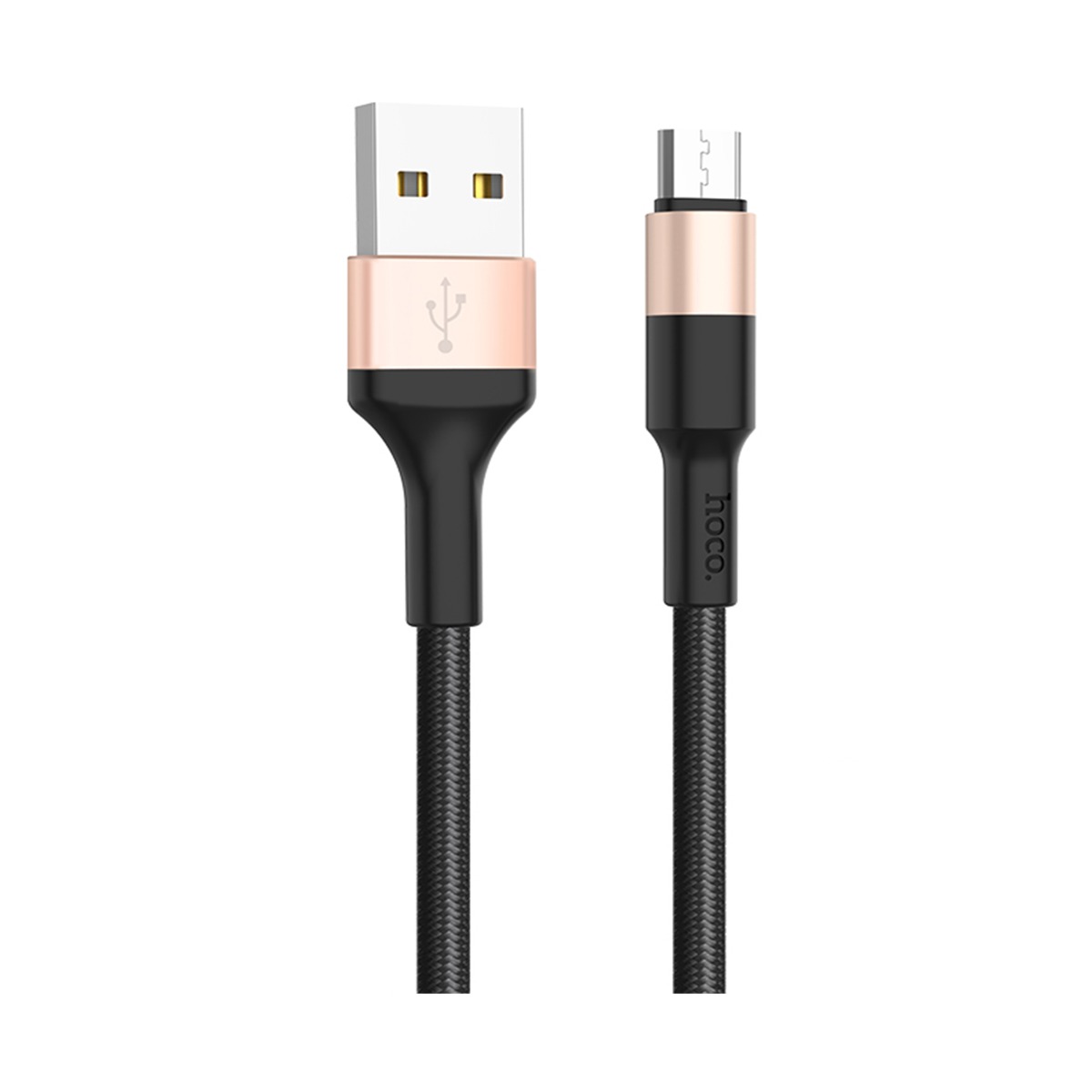 Cablu incarcare/transfer date Micro Usb, X26 Negru Hoco thumb