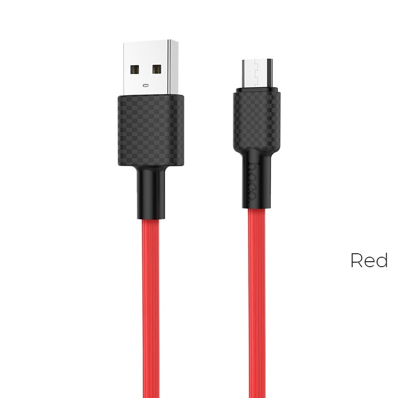 Cablu Micro Usb cu incarcare rapida, Hoco X29 Rosu 1M thumb