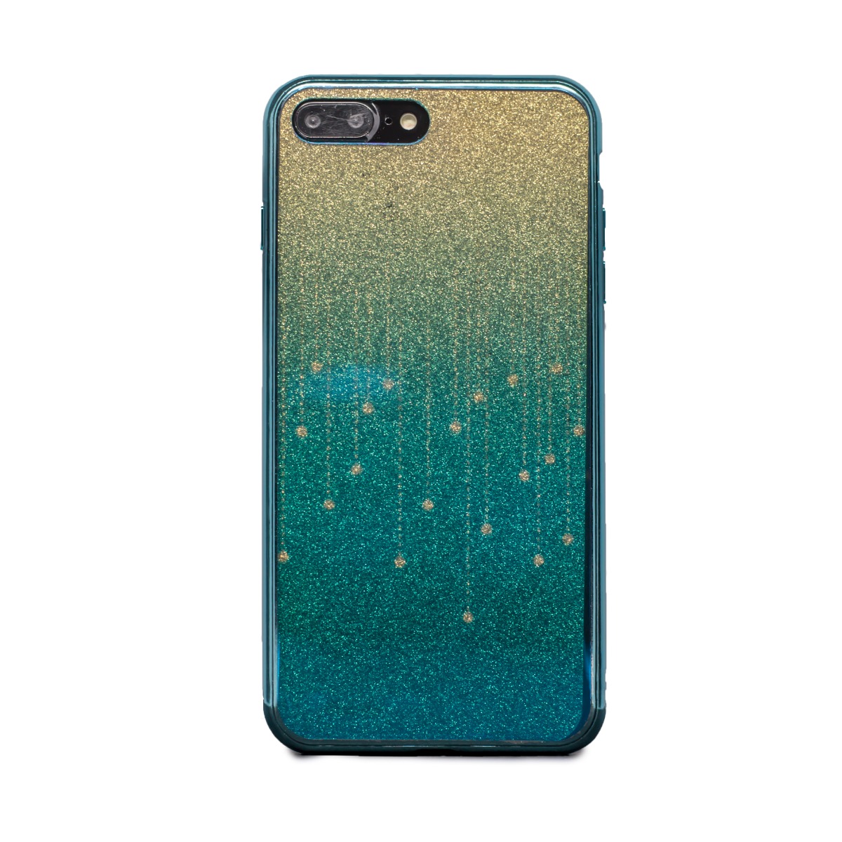 Carcasa fashion glitter iPhone 7 Plus, Contakt Albastru Deschis thumb