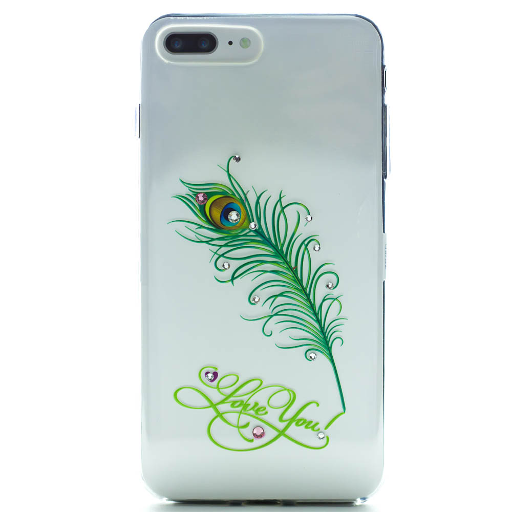 Carcasa Fashion Iphone 7 Plus/8 Plus, Peacock Feather thumb