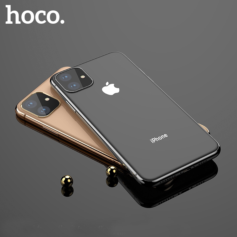 Folie Sticla 3D Camera Foto iPhone 11 Argintiu Hoco thumb