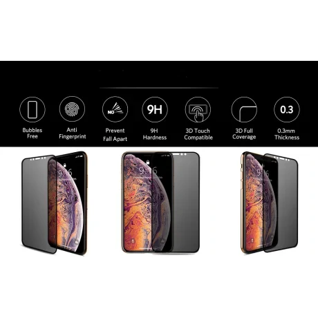 Folie sticla 3D Samsung Galaxy Note 10 Negru Vipo