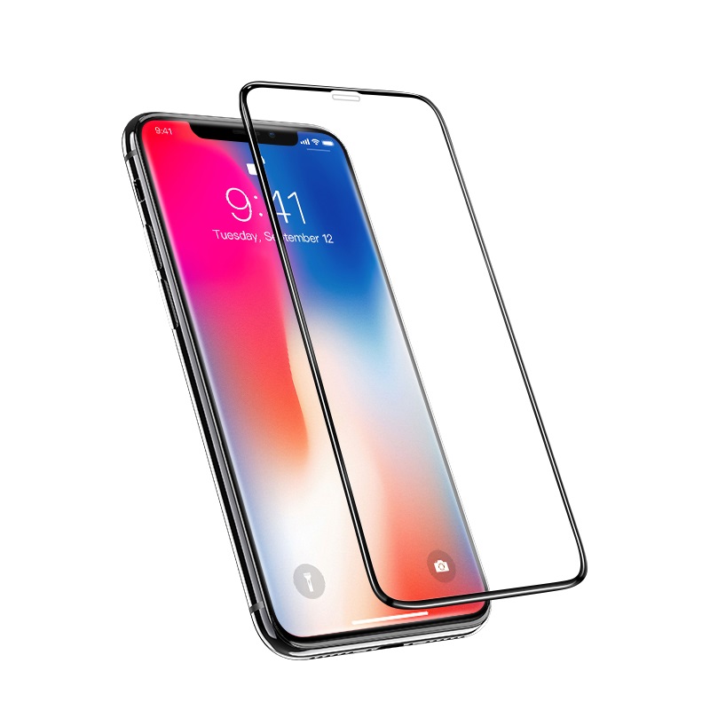 Folie sticla Hoco 3D Nano, pentru iPhone XR/11 Negru thumb