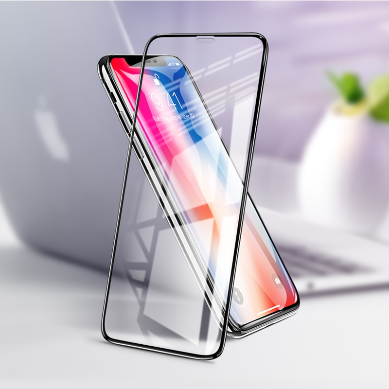 Folie sticla Hoco 3D Nano, pentru iPhone XR/11 Negru thumb