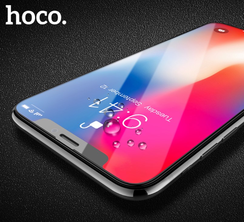 Folie sticla iPhone X, Hoco 3D Neagra thumb