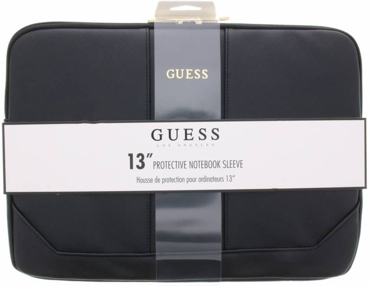 Geanta Notebook 13 Inch, Guess Negru thumb