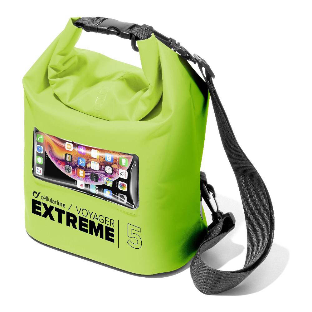 Geanta Watterproof Cellularline VOYAGER  Extreme Lime thumb