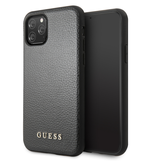 Guess Husa din Piele Sintetica pentru iPhone 11 Pro Negru thumb