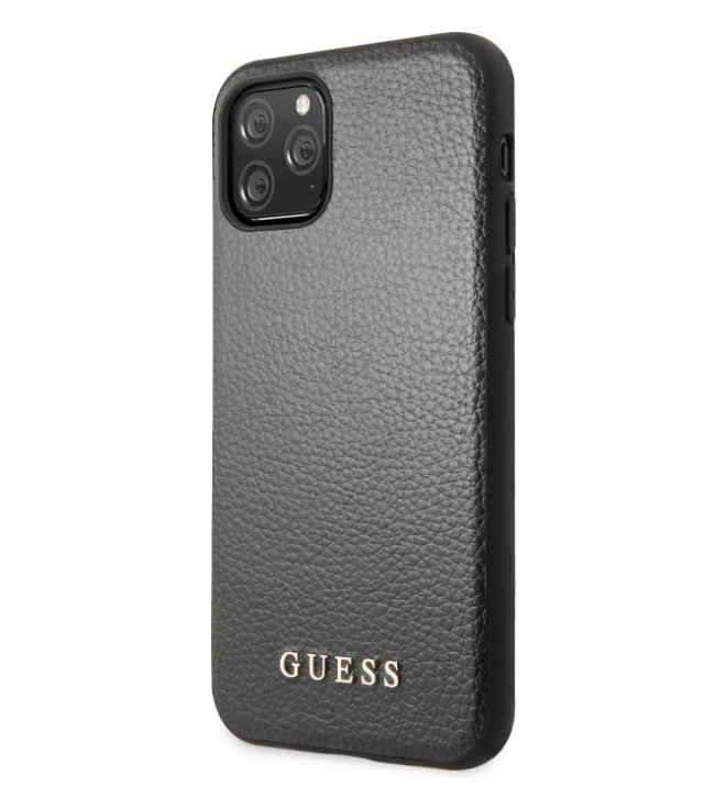 Guess Husa din Piele Sintetica pentru iPhone 11 Pro Negru thumb