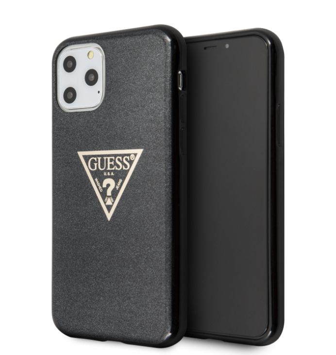 Guess Husa pentru iPhone 11, Black Triangle, Negru thumb