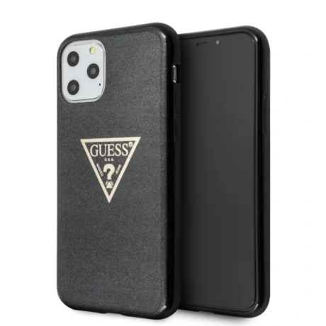 Guess Husa pentru iPhone 11, Black Triangle, Negru