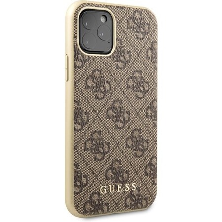 GUHCN61G4GB Guess 4G Zadni Kryt pro iPhone 11 Brown thumb