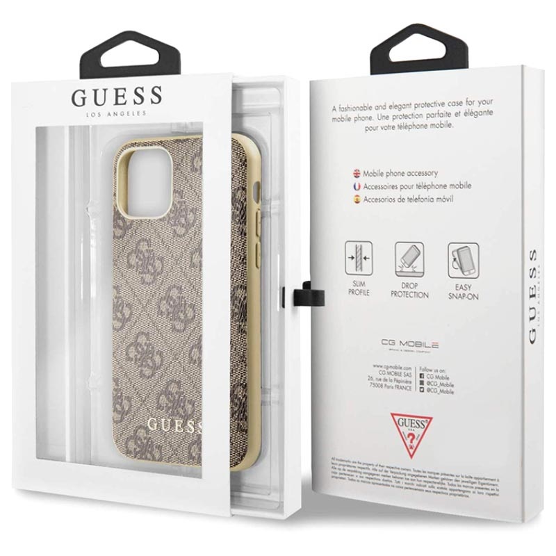 GUHCN61G4GB Guess 4G Zadni Kryt pro iPhone 11 Brown thumb