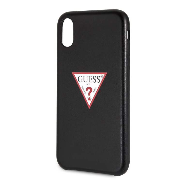 Guess Husa pentru iPhone XS Max, Black Triangle, Negru thumb