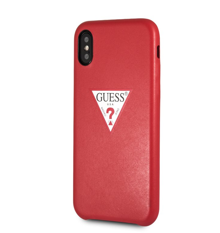 Guess Husa pentru iPhone XS MAX, Red Triangle, Rosu thumb