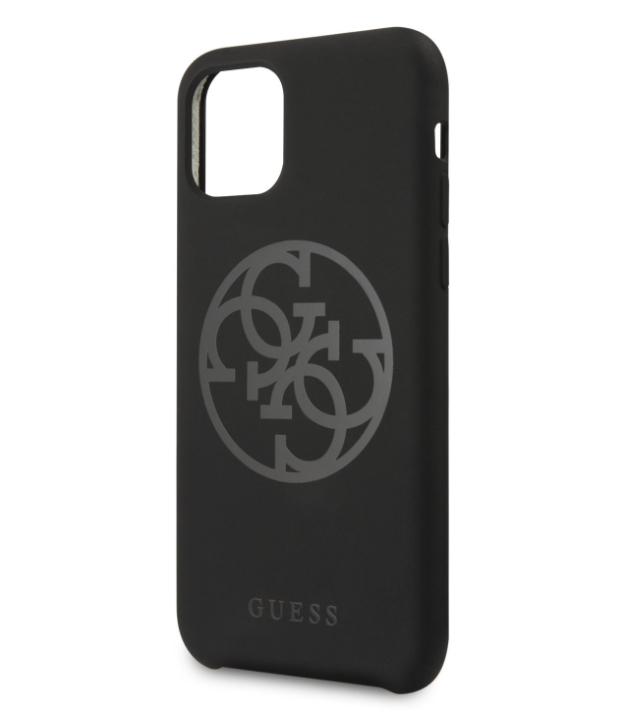 Guess Husa Tone on Tone pentru iPhone 11 Pro, Negru thumb