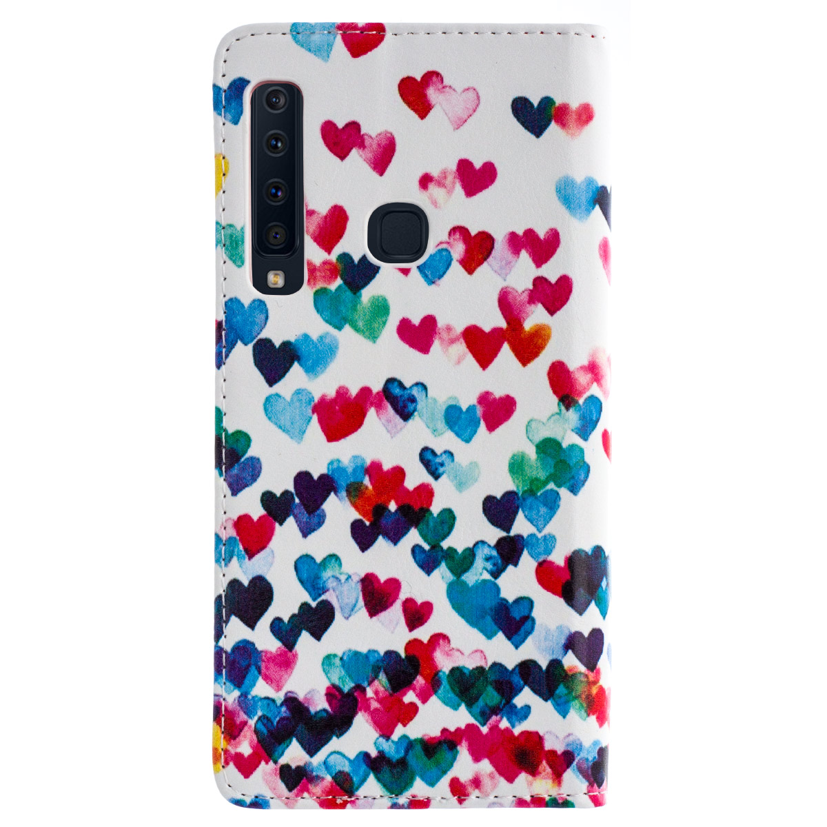 Husa Book Fashion Samsung Galaxy A9 2018, Hearts thumb