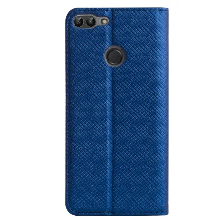 Husa Book Huawei P Smart, Contakt Albastra