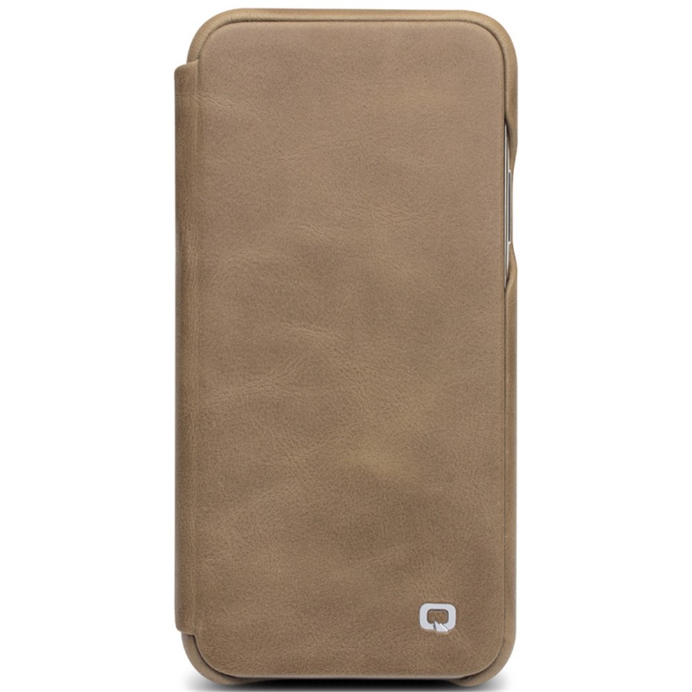 Husa Book iPhone X/Xs 5.8'' Qialino Khaki thumb