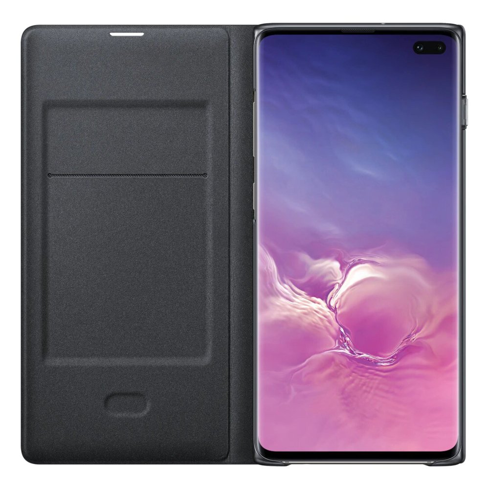 Husa Book Samsung Galaxy S10 Plus Black Led View Cover thumb