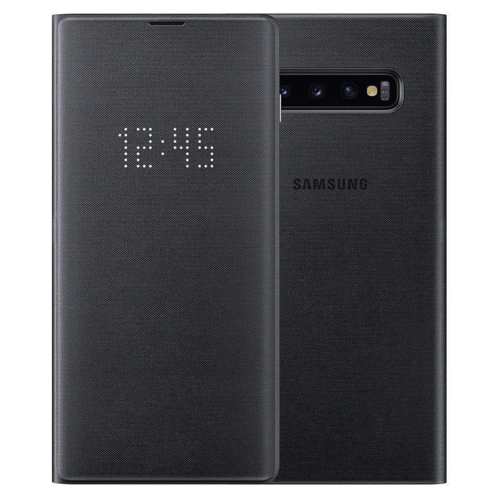 Husa Book Samsung Galaxy S10 Plus Black Led View Cover thumb