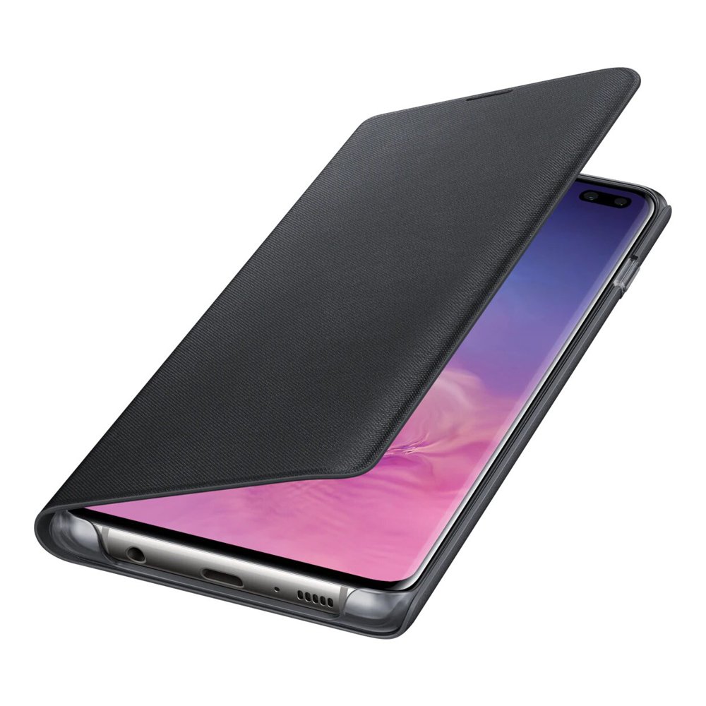 Husa Book Samsung Galaxy S10 Plus Black Led View Cover thumb