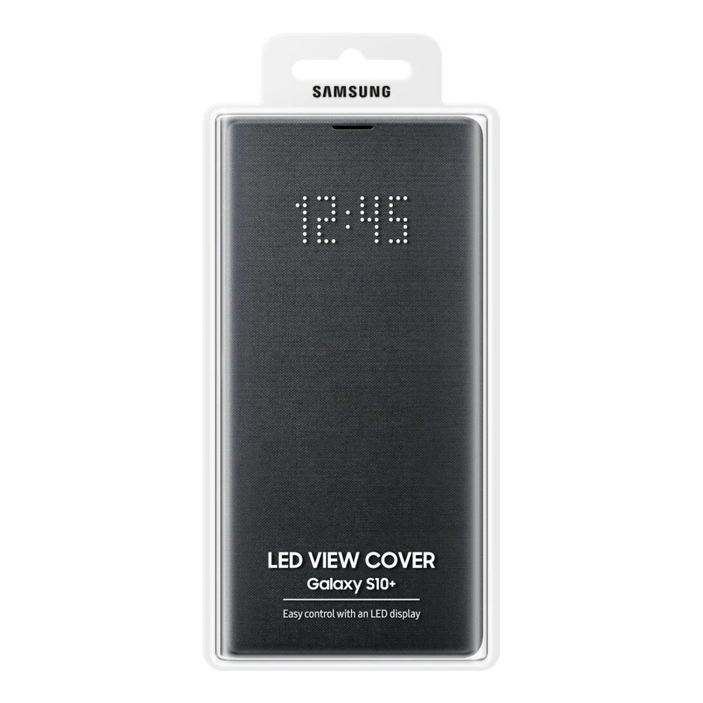 Husa Book Samsung Galaxy S10 Plus White Led View Cover thumb